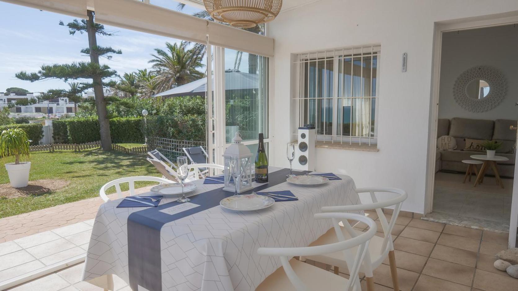 Casa Vesalia A 1A Linea De Mar Con Aa Y Wi-Fi. Βίλα Vinarós Εξωτερικό φωτογραφία