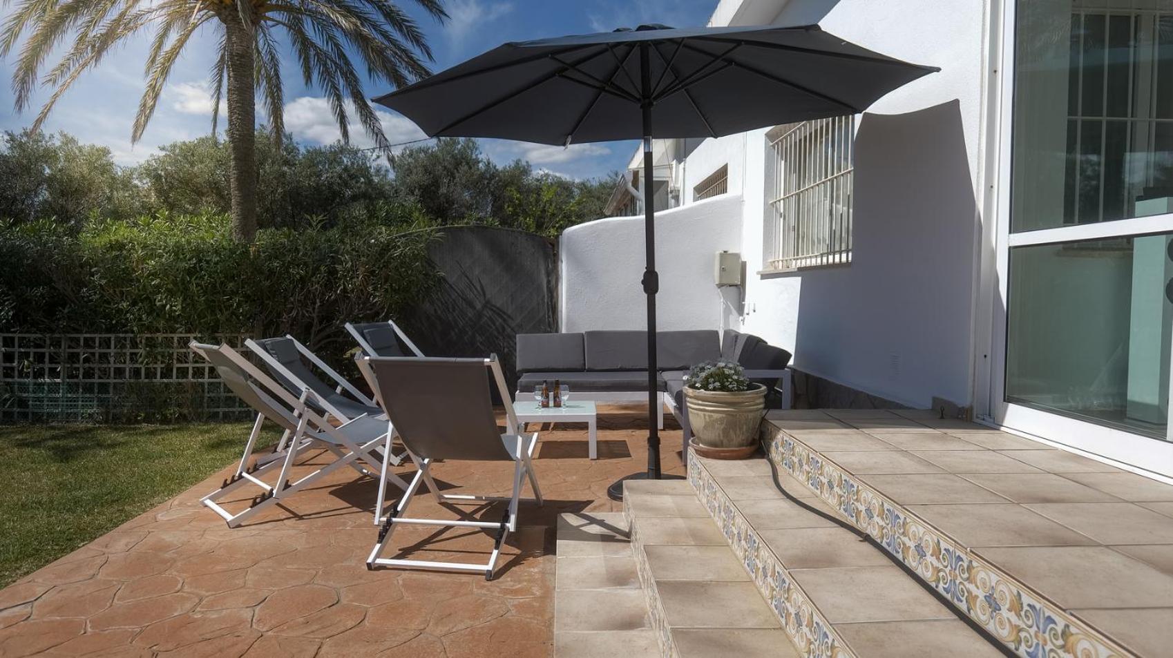 Casa Vesalia A 1A Linea De Mar Con Aa Y Wi-Fi. Βίλα Vinarós Εξωτερικό φωτογραφία